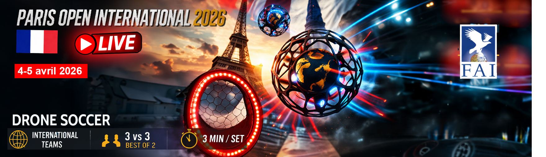 Drone soccer 4 avril